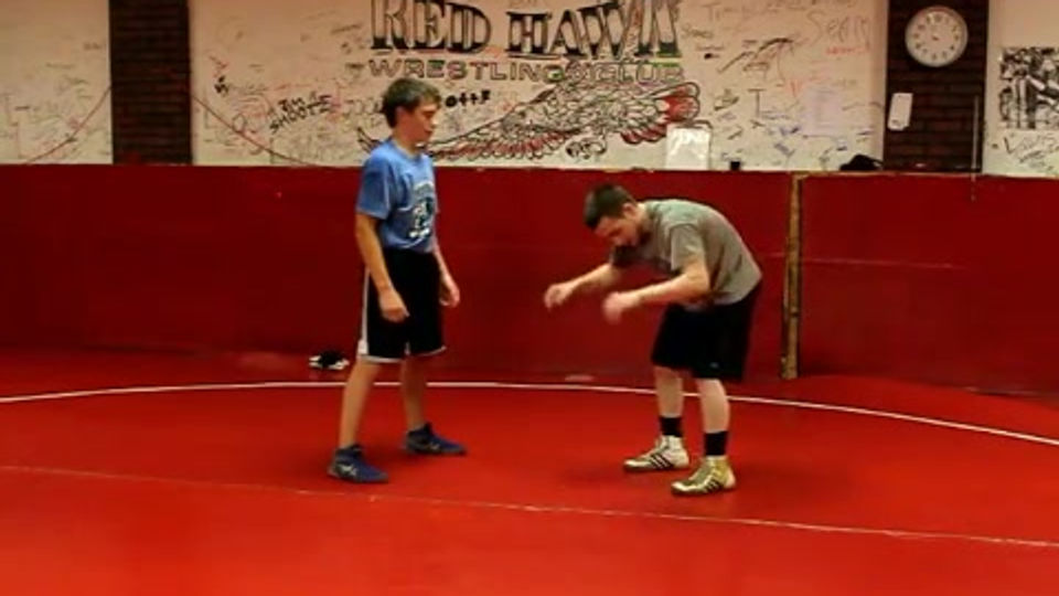 Freeze-Fake Double Leg Takedown